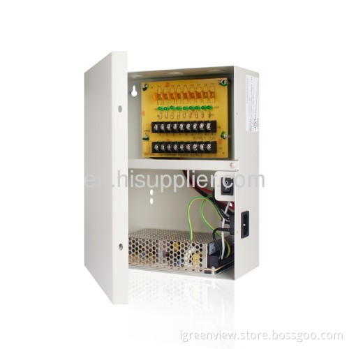 Dc12v 12a 15 Channel Cctv Power Supply Box